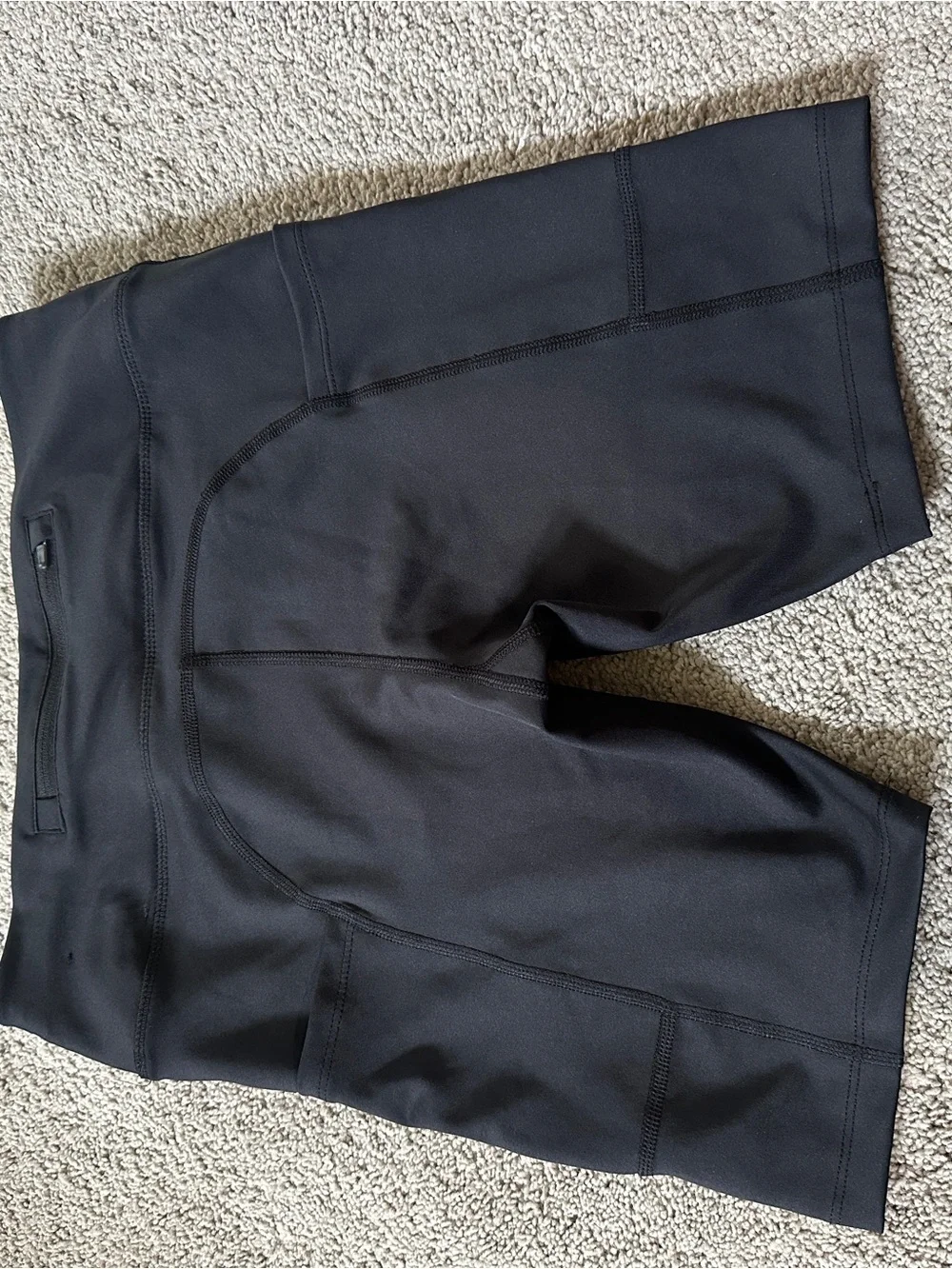 Nike Black Athletic Biker Shorts with Swoosh